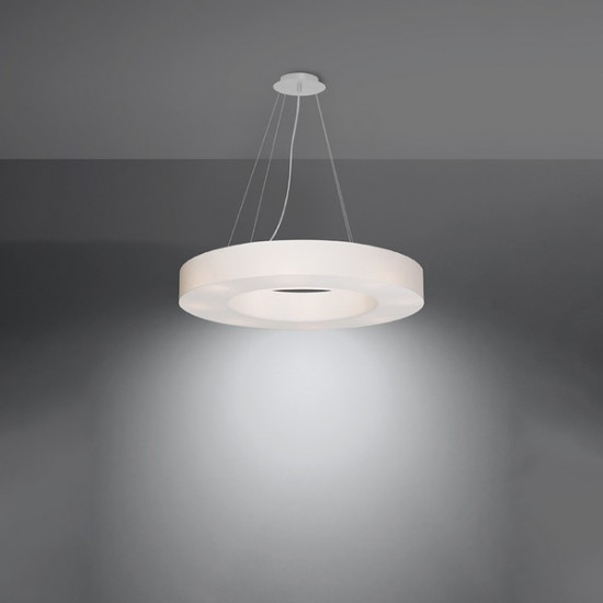 Sollux Saturno Slim 70 fehér függesztett lámpa (SOL-SL.0753) E27 6 izzós IP20