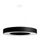 Sollux Saturno Slim 70 fekete-fehér függesztett lámpa (SOL-SL.0754) E27 6 izzós IP20