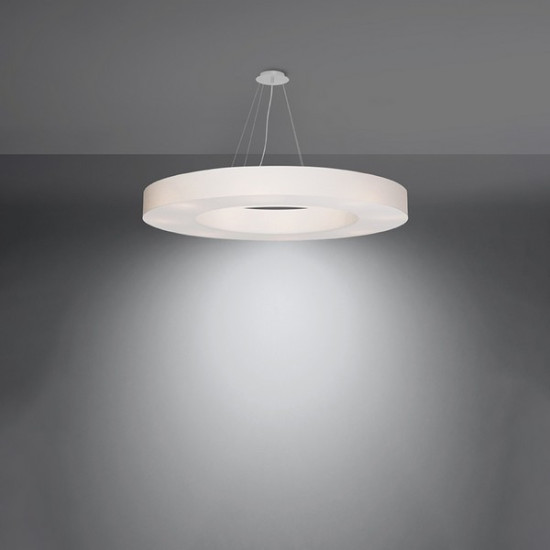 Sollux Saturno Slim 90 fehér függesztett lámpa (SOL-SL.0797) E27 8 izzós IP20