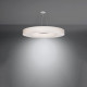 Sollux Saturno Slim 90 fehér függesztett lámpa (SOL-SL.0797) E27 8 izzós IP20
