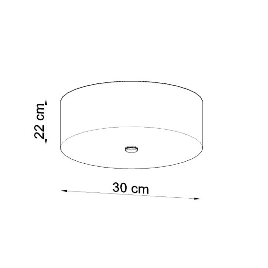 Sollux Skala 30 fehér mennyezeti lámpa (SOL-SL.0759) E27 3 izzós IP20