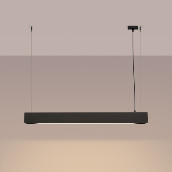 Sollux Spark fekete LED függesztett lámpa (SOL-SL.1395) G13 1 izzós IP20