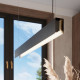 Sollux Spark fekete LED függesztett lámpa (SOL-SL.1395) G13 1 izzós IP20