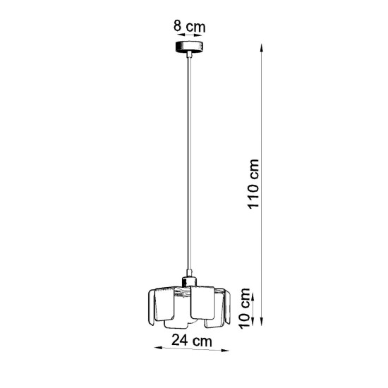 Sollux Tulip fehér függesztett lámpa (SOL-SL.0666) E27 1 izzós IP20