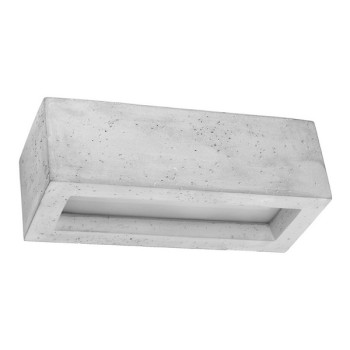 Sollux Vega 30 szürke fali lámpa (SOL-SL.0992) E27 1 izzós IP20