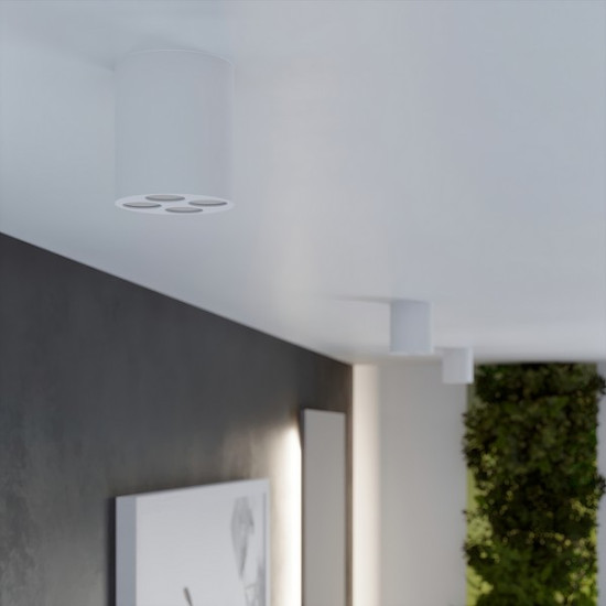 Sollux Zoe fehér LED mennyezeti lámpa (SOL-SL.1209) LED 4 izzós IP20