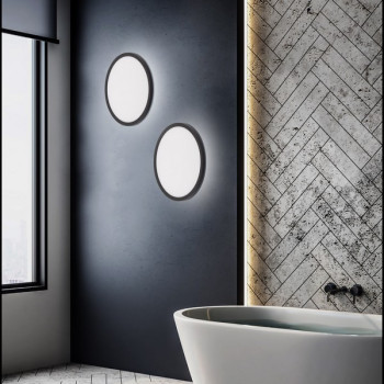 TK Lighting Aqua fekete-fehér LED mennyezeti lámpa (TK-6903) LED 1 izzós IP54