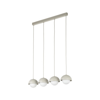 TK Lighting Bono szürke függesztett lámpa (TK-10213) E27 4 izzós IP20