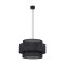 TK Lighting Calisto fekete függesztett lámpa (TK-5099) E27 3 izzós IP20