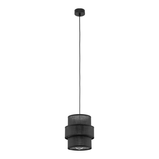 TK Lighting Calisto fekete függesztett lámpa (TK-5306) E27 1 izzós IP20