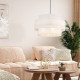 TK Lighting Calisto fehér függesztett lámpa (TK-5363) E27 3 izzós IP20