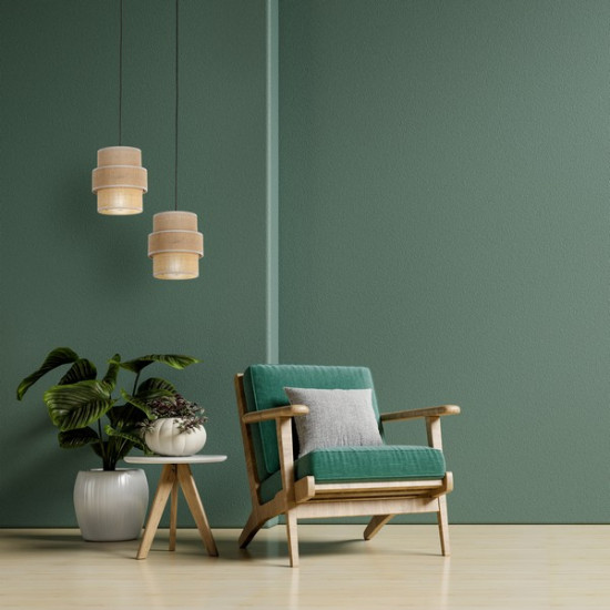 TK Lighting Calisto barna függesztett lámpa (TK-5401) E27 1 izzós IP20