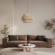 TK Lighting Calisto barna függesztett lámpa (TK-5402) E27 3 izzós IP20