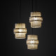 TK Lighting Calisto barna függesztett lámpa (TK-6098) E27 3 izzós IP20