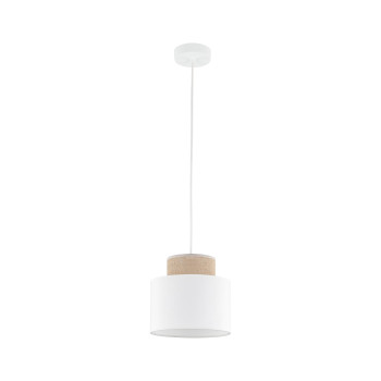 TK Lighting Duo White fehér-barna függesztett lámpa (TK-10078) E27 1 izzós IP20