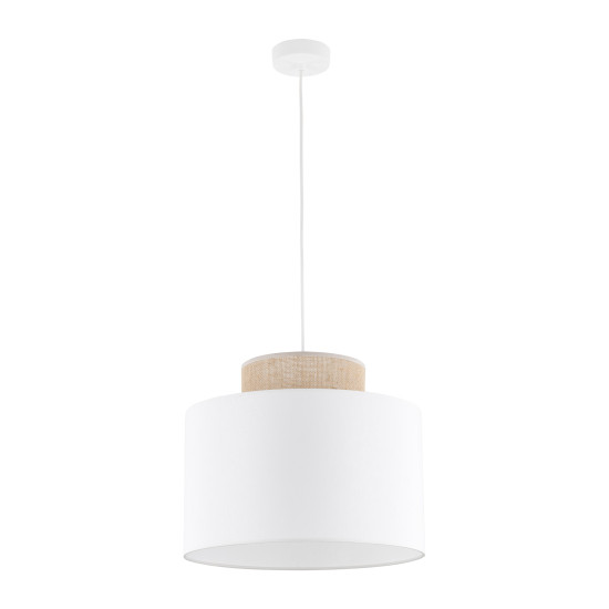 TK Lighting Duo White fehér-barna függesztett lámpa (TK-1856) E27 1 izzós IP20