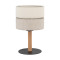 TK Lighting Eco fehér-bézs asztali lámpa (TK-5596) E27 1 izzós IP20