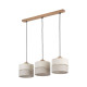 TK Lighting Eco bézs függesztett lámpa (TK-5771) E27 3 izzós IP20