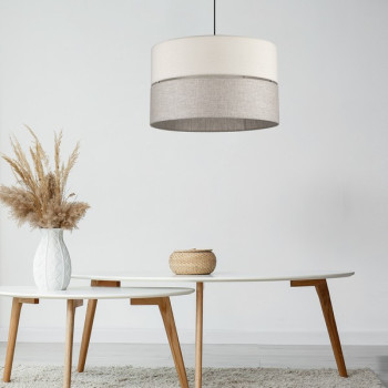 TK Lighting Eco bézs függesztett lámpa (TK-5773) E27 3 izzós IP20