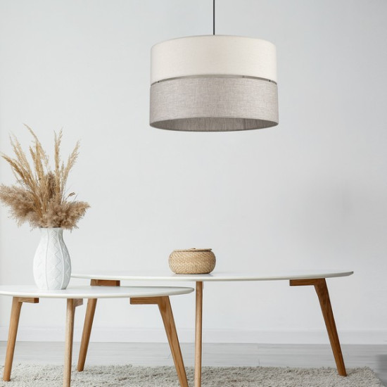 TK Lighting Eco bézs függesztett lámpa (TK-5773) E27 3 izzós IP20