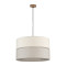TK Lighting Eco bézs függesztett lámpa (TK-5773) E27 3 izzós IP20