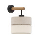 TK Lighting Eco fehér-bézs falikar (TK-5776) E27 1 izzós IP20