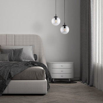 TK Lighting Esme átlátszó függesztett lámpa (TK-3267) E27 1 izzós IP20