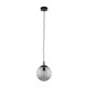 TK Lighting Esme grafit-átlátszó függesztett lámpa (TK-5379) E27 1 izzós IP20