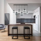 TK Lighting Esme grafit-fekete függesztett lámpa (TK-5383) E27 6 izzós IP20