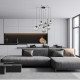 TK Lighting Esme grafit-fekete függesztett lámpa (TK-5385) E27 7 izzós IP20