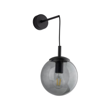 TK Lighting Esme átlátszó-grafit falikar (TK-5386) E27 1 izzós IP20