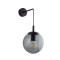 TK Lighting Esme átlátszó-grafit falikar (TK-5386) E27 1 izzós IP20