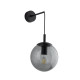 TK Lighting Esme átlátszó-grafit falikar (TK-5386) E27 1 izzós IP20