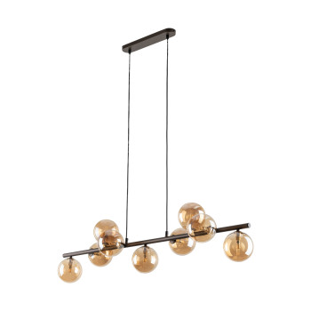 TK Lighting Estera barna függesztett lámpa (TK-4340) G9 9 izzós IP20