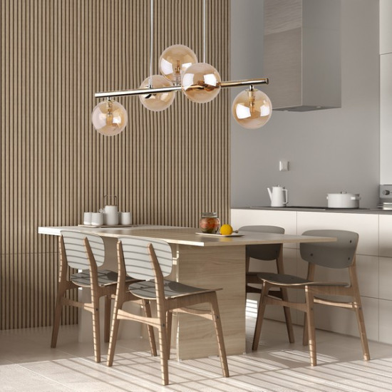 TK Lighting Estera arany függesztett lámpa (TK-4549) G9 5 izzós IP20