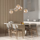 TK Lighting Estera arany függesztett lámpa (TK-4549) G9 5 izzós IP20