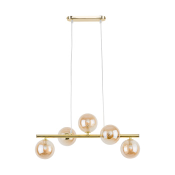 TK Lighting Estera arany függesztett lámpa (TK-4549) G9 5 izzós IP20