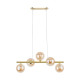 TK Lighting Estera arany függesztett lámpa (TK-4549) G9 5 izzós IP20