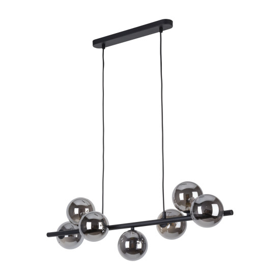 TK Lighting Estera fekete függesztett lámpa (TK-5666) G9 7 izzós IP20