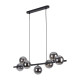 TK Lighting Estera fekete függesztett lámpa (TK-5666) G9 7 izzós IP20