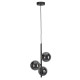 TK Lighting Estera fekete függesztett lámpa (TK-5767) G9 3 izzós IP20