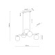 TK Lighting Estera barna függesztett lámpa (TK-6105) G9 5 izzós IP20