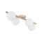 TK Lighting Estera Wood fehér-bézs mennyezeti lámpa (TK-5769) G9 4 izzós IP20
