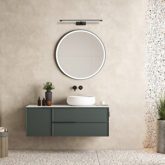 TK Lighting Gallery fekete LED tükörvilágítás (TK-18002) LED 1 izzós IP44