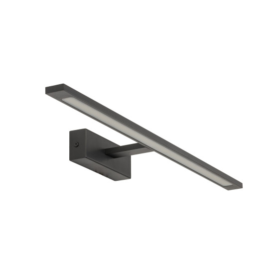 TK Lighting Gallery fekete LED tükörvilágítás (TK-18002) LED 1 izzós IP44