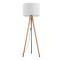 TK Lighting Grand szürke-barna állólámpa (TK-16007) E27 1 izzós IP20