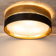 TK Lighting Hilton fekete-arany mennyezeti lámpa (TK-4180) E27 4 izzós IP20