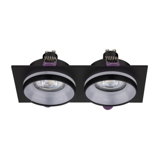 TK Lighting Jet fekete süllyeszthető spotlámpa (TK-6925) GU10 2 izzós IP20