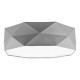 TK Lighting Kantoor szürke mennyezeti lámpa (TK-1566) E27 4 izzós IP20
