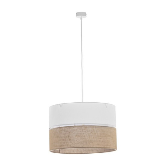 TK Lighting Linobianco fehér-barna függesztett lámpa (TK-6573) E27 3 izzós IP20